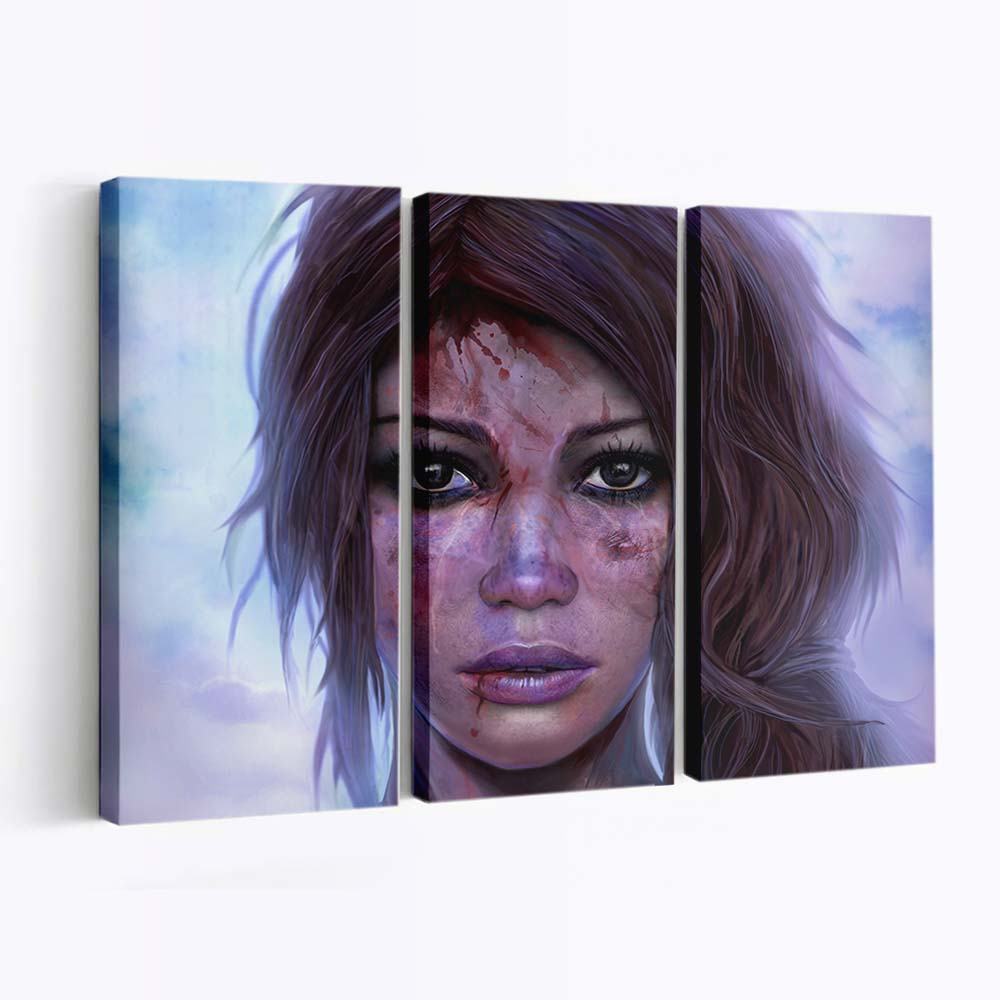 lara croft artistic artwork 4k 7h